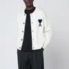 Ami Alexandre Mattiussi Ami Paris Adc Cardigan White In White