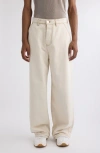 Ami Alexandre Mattiussi Ami Paris Jeans In 136 White Cream