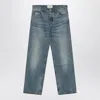 Ami Alexandre Mattiussi Ami Paris Wide Washed Denim Jeans Men