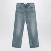 Ami Alexandre Mattiussi Ami Paris Wide Washed Denim Jeans Men In Blue