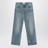 Ami Alexandre Mattiussi Ami Paris Wide Washed Denim Jeans Men In Blue