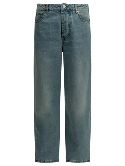 Ami Alexandre Mattiussi Ami Paris Wide-leg Jeans In Multi