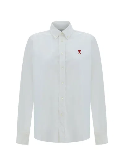 Ami Alexandre Mattiussi Ami Paris Women Adc Shirt In White