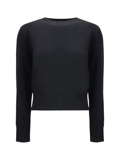 Ami Alexandre Mattiussi Ami Paris Women Ami De Coeur Sweater In Black