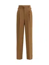 Ami Alexandre Mattiussi Wool Pants In Brown
