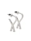 Ami Alexandre Mattiussi Ami Paris Ami De Coeur Small Hoop Earrings In Metallic