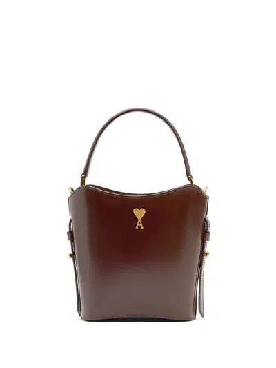 Ami Alexandre Mattiussi Ami Paris Women Mini Paris Bag In Red