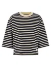 Ami Alexandre Mattiussi Ami Paris Women Striped T-shirt