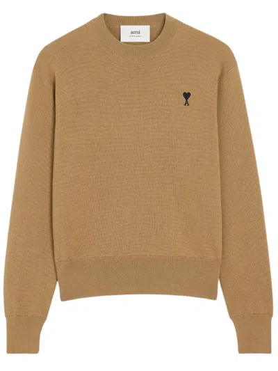 Ami Alexandre Mattiussi Ami Paris Women Sweater In Brown