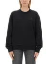 Ami Alexandre Mattiussi Ami Paris Women Sweatshirt With Logo In Black