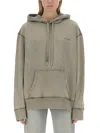 Ami Alexandre Mattiussi Ami Paris Sweatshirt With Logo Unisex In Gray