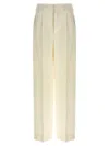 Ami Alexandre Mattiussi Pleated Trousers With Back Pockets And Belt Loops