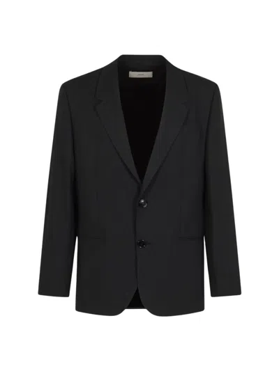 Ami Alexandre Mattiussi Ami Paris Wool Blazer In Black