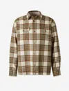 Ami Alexandre Mattiussi Checked Wool Overshirt Featuring Buttoned Cuffs In Multi