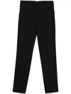 Ami Alexandre Mattiussi Ami Paris Women Wool Cigarette Trousers In Black