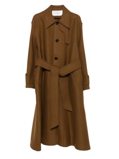 AMI ALEXANDRE MATTIUSSI AMI PARIS WOOL COAT