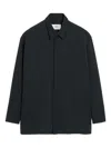 Ami Alexandre Mattiussi Ami Paris Women Wool Shirt In Blue