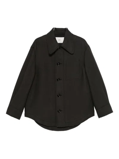 AMI ALEXANDRE MATTIUSSI AMI PARIS WOOL SHIRT JACKET