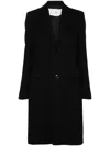 Ami Alexandre Mattiussi Ami Paris Wool Single-breasted Coat In Black
