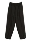 Ami Alexandre Mattiussi Wide-leg Trousers Featuring Elastic Waistband In Gray