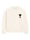 Ami Alexandre Mattiussi Ami Parisami De Coeur Sweater In Neutral