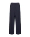 AMI ALEXANDRE MATTIUSSI AMI PLEAT DETAILED STRAIGHT-LEG TROUSERS