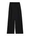 AMI ALEXANDRE MATTIUSSI AMI PLEATED FRONT WIDE-LEG TROUSERS