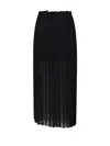 Ami Alexandre Mattiussi Ami Paris Black Polyester Skirt In Black