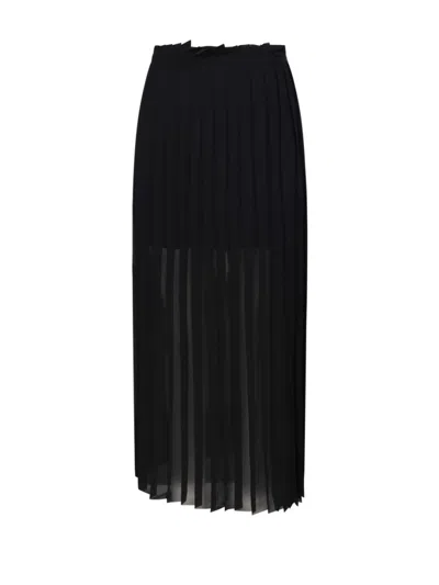 AMI ALEXANDRE MATTIUSSI AMI PLEATED SKIRT