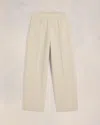 Ami Alexandre Mattiussi High-waisted Pleated Trousers In Sand