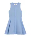 Ami Alexandre Mattiussi Short Dress With Hidden Tab Blue For Women In Blue