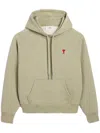Ami Alexandre Mattiussi Ami Relaxed Beige Hoodie In Neutral