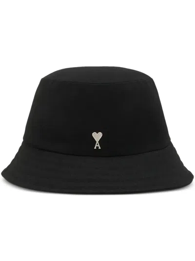 Ami Alexandre Mattiussi Ami Reversible Bucket Hat In Black