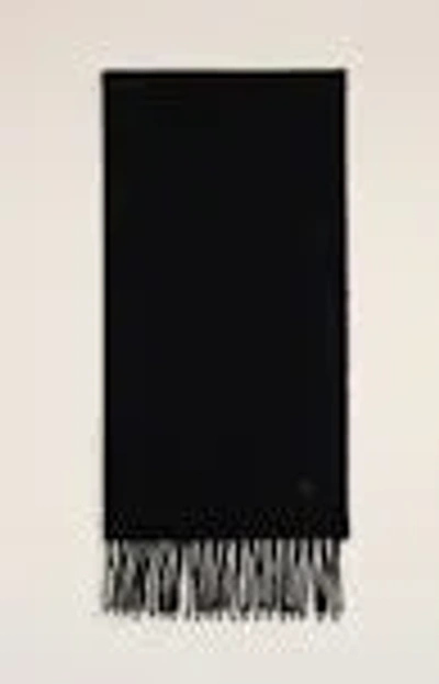 Ami Alexandre Mattiussi Ami Scarfs Black