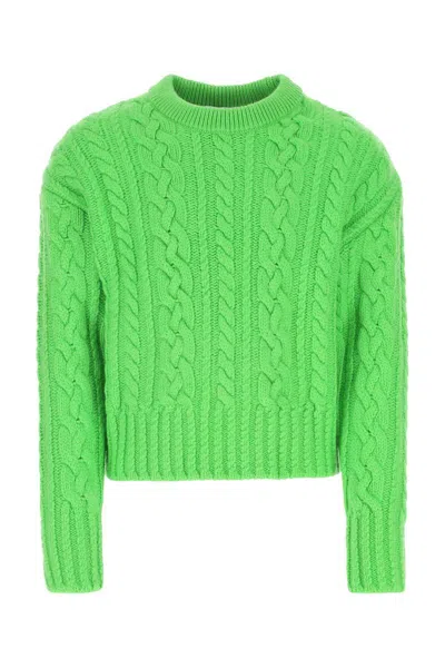 Ami Alexandre Mattiussi Sweater Ami Paris Men Color Green