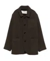 Ami Alexandre Mattiussi Ami Single-breasted Oversized Coat In Black