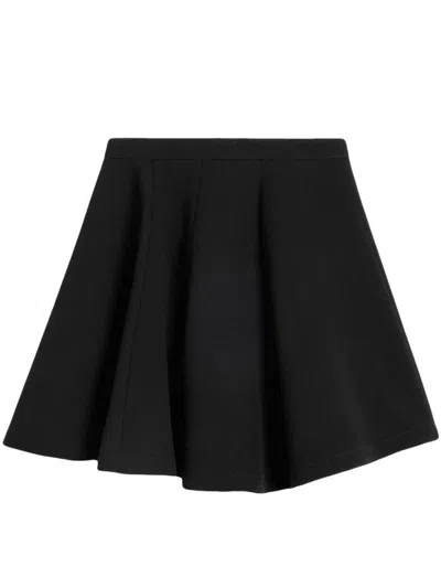 Ami Alexandre Mattiussi Ami Skirts In Black/chalk