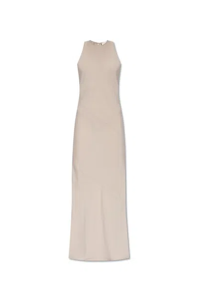 Ami Alexandre Mattiussi Ami Sleeveless Maxi Dress In Grey