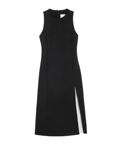 AMI ALEXANDRE MATTIUSSI AMI SLEEVELESS MIDI DRESS