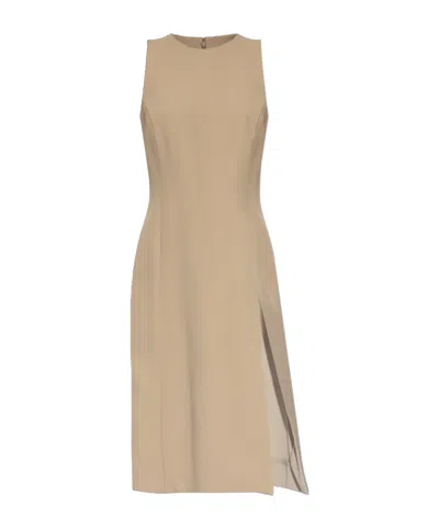 AMI ALEXANDRE MATTIUSSI AMI SLEEVELESS MIDI DRESS