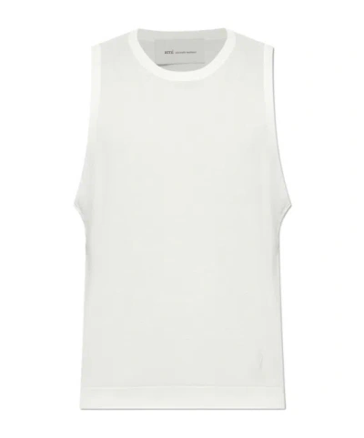 Ami Alexandre Mattiussi Ami Sleeveless Tank Top In White