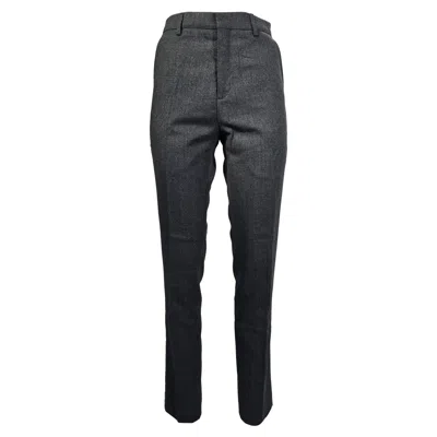 Ami Alexandre Mattiussi Ami Slim-fit Trousers In Grey Wool