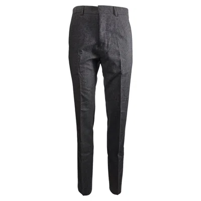 Ami Alexandre Mattiussi Ami Slim-fit Trousers In Grey Wool