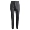 Ami Alexandre Mattiussi Ami Slim-fit Trousers In Grey Wool In Grey