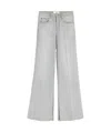 Ami Alexandre Mattiussi Ami Slitted Flared Jeans In Gray