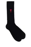 Ami Alexandre Mattiussi Pack Of 3 Adc Cotton Blend Socks In Black