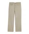 Ami Alexandre Mattiussi Ami Straight Leg Trousers In Nude