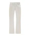 Shop Ami Alexandre Mattiussi Ami Straight Leg Trousers In White