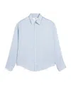 Ami Alexandre Mattiussi Ami Striped Button-up Shirt In White