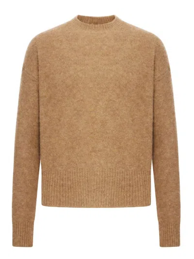 Ami Alexandre Mattiussi Ami Sweater In Brown
